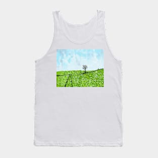 Exploring countryside Landscape Thick oil painting Tank Top